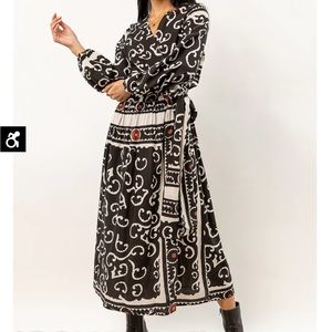 NWT- Bohme Porter Wrap MIDI Dress Sz XS